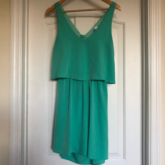 Open Back Mint Dress - Picture 3 of 3